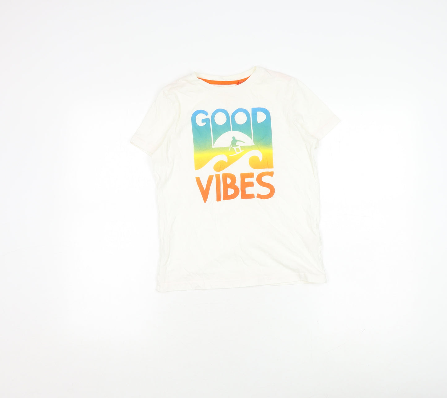 Boden Boys Multicoloured Surf T-Shirt, Size 9-10 Years, Graphic Print