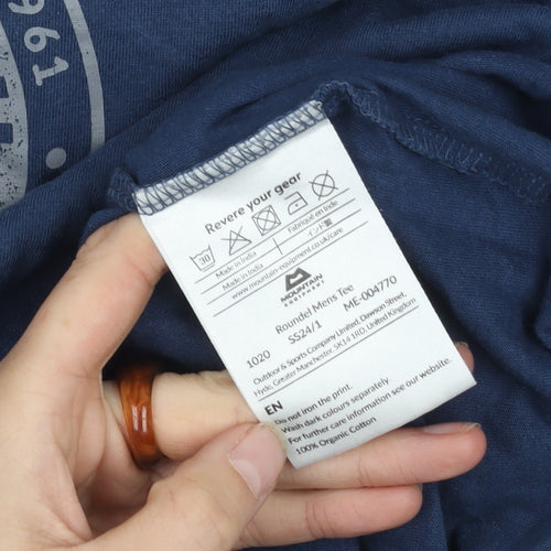 Mountain Equipment Men's Blue M Graphic T-Shirt
