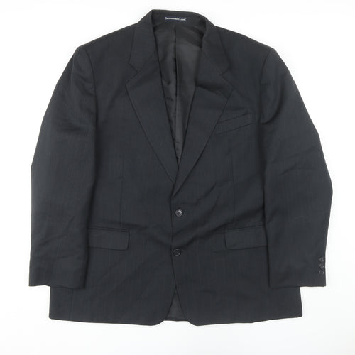 Greenwoods Classic Men's Black Blazer 46R Regular Fit
