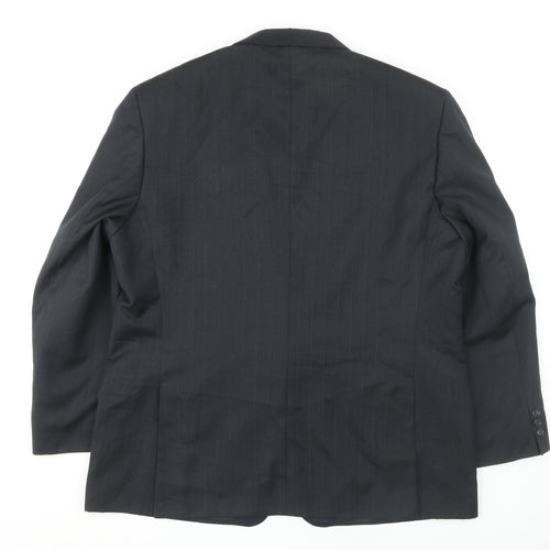 Greenwoods Classic Men's Black Blazer 46R Regular Fit