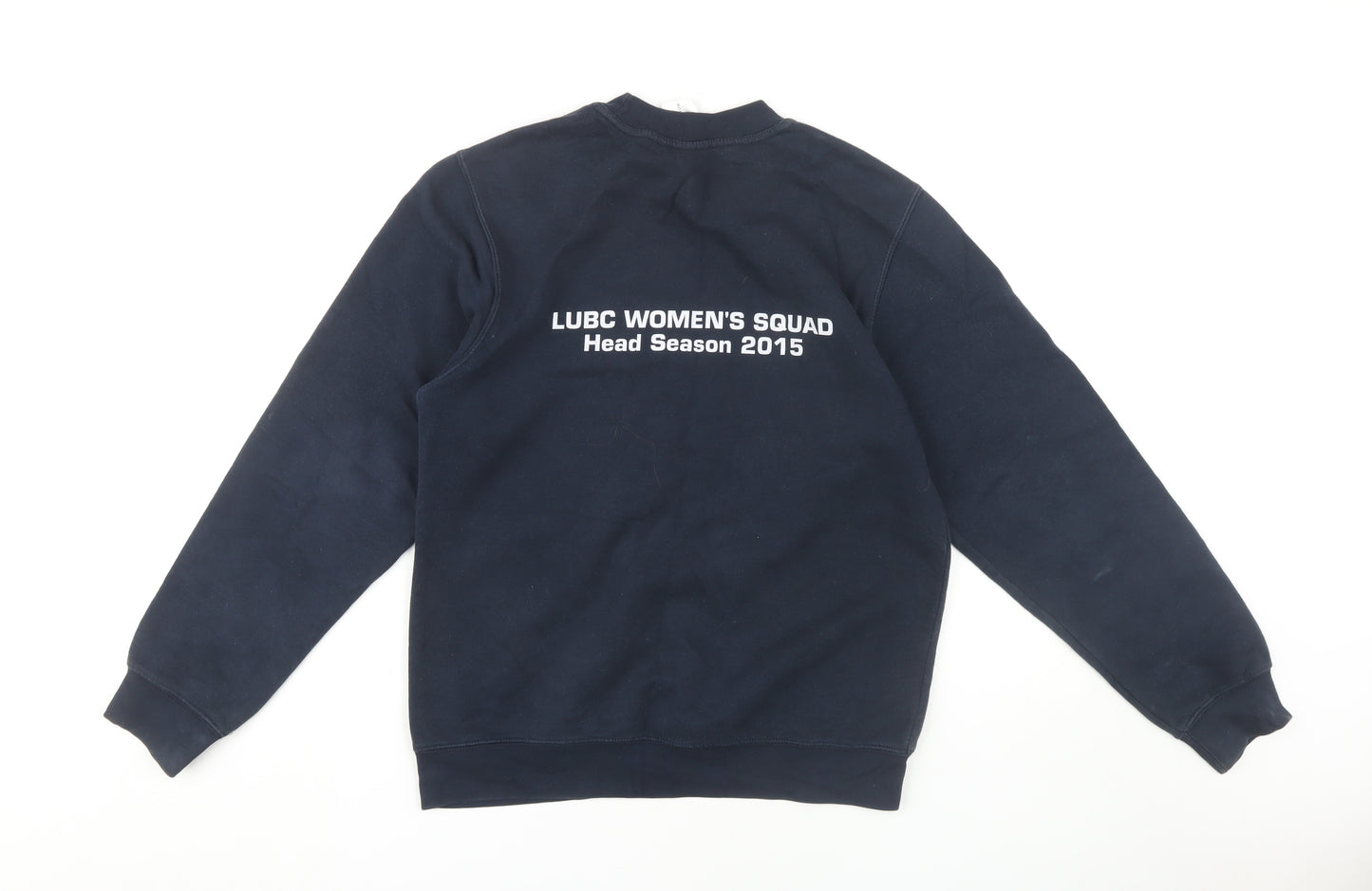 B&C Collection Women's Black S Pullover Logo Sweatshirt