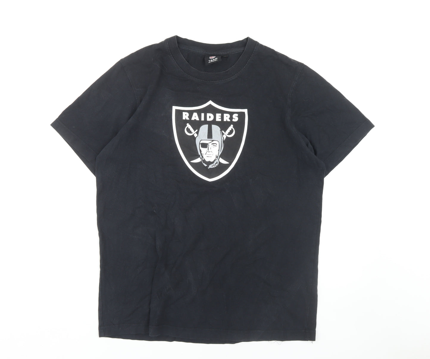 NFL Team Apparel Black T-Shirt L Unisex Adults