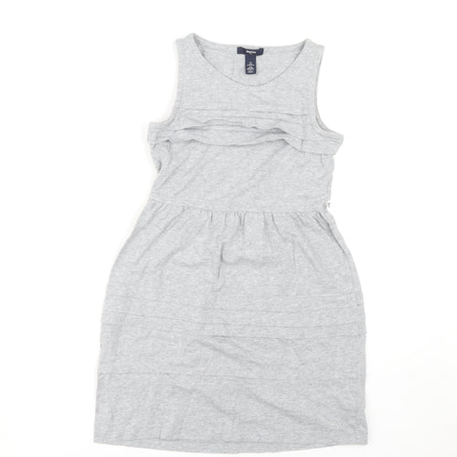 GapKids Girls Grey Tank Dress, Knee Length, 10-11 Years