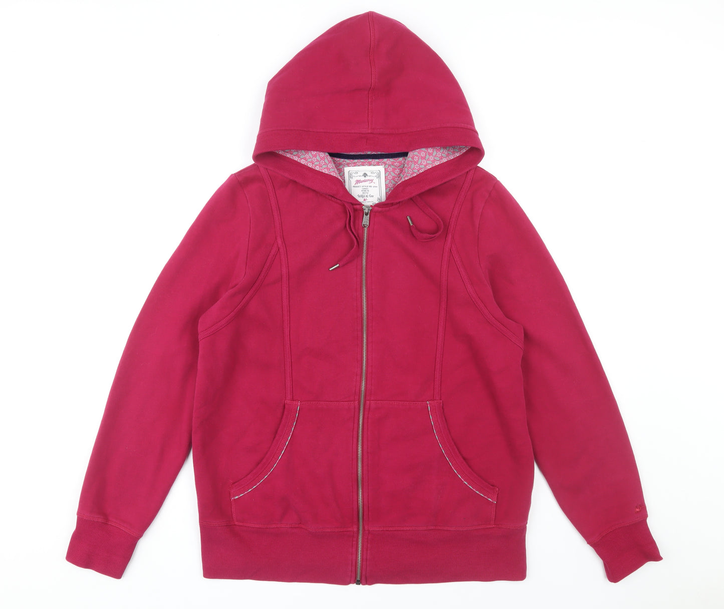 Mantaray Women's Red Full Zip Hoodie Size 16