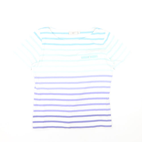 CC Women's Multicoloured Striped T-Shirt S