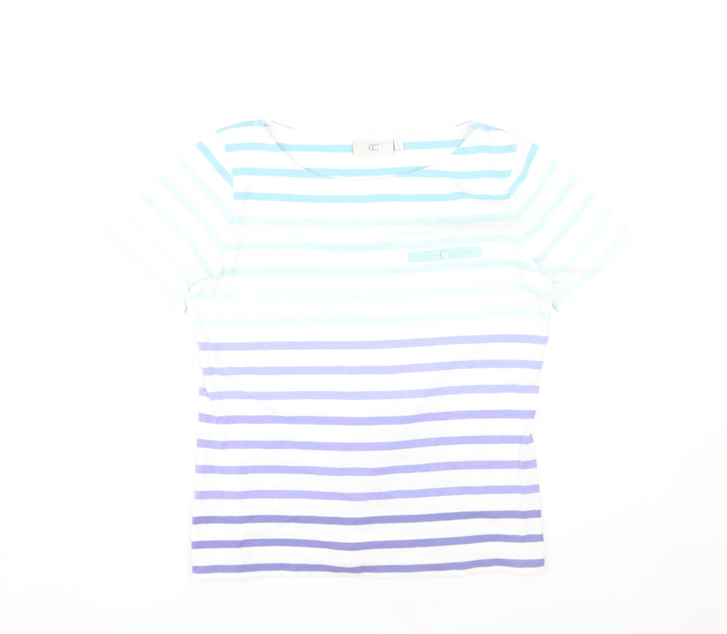 CC Women's Multicoloured Striped T-Shirt S