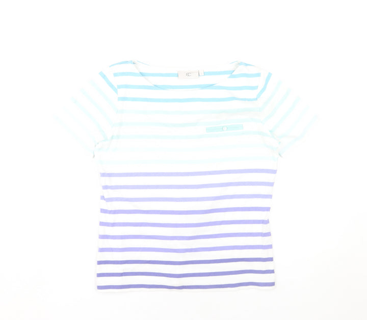 CC Women's Multicoloured Striped T-Shirt S