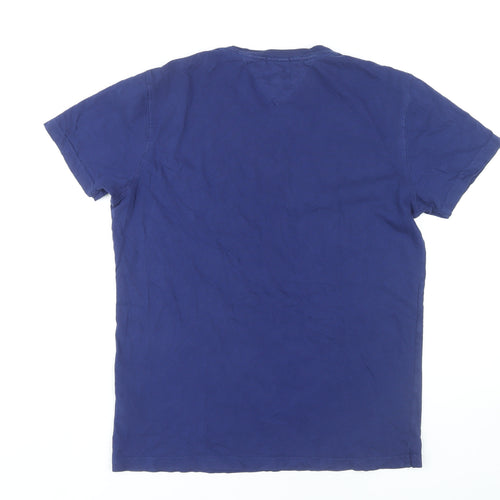 Hilfiger Denim Men's Blue Graphic T-Shirt Size M