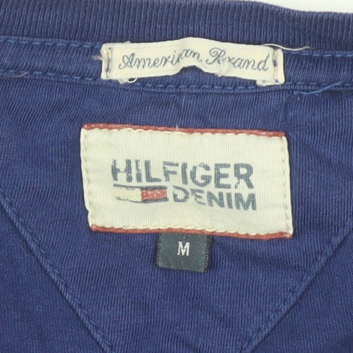 Hilfiger Denim Men's Blue Graphic T-Shirt Size M