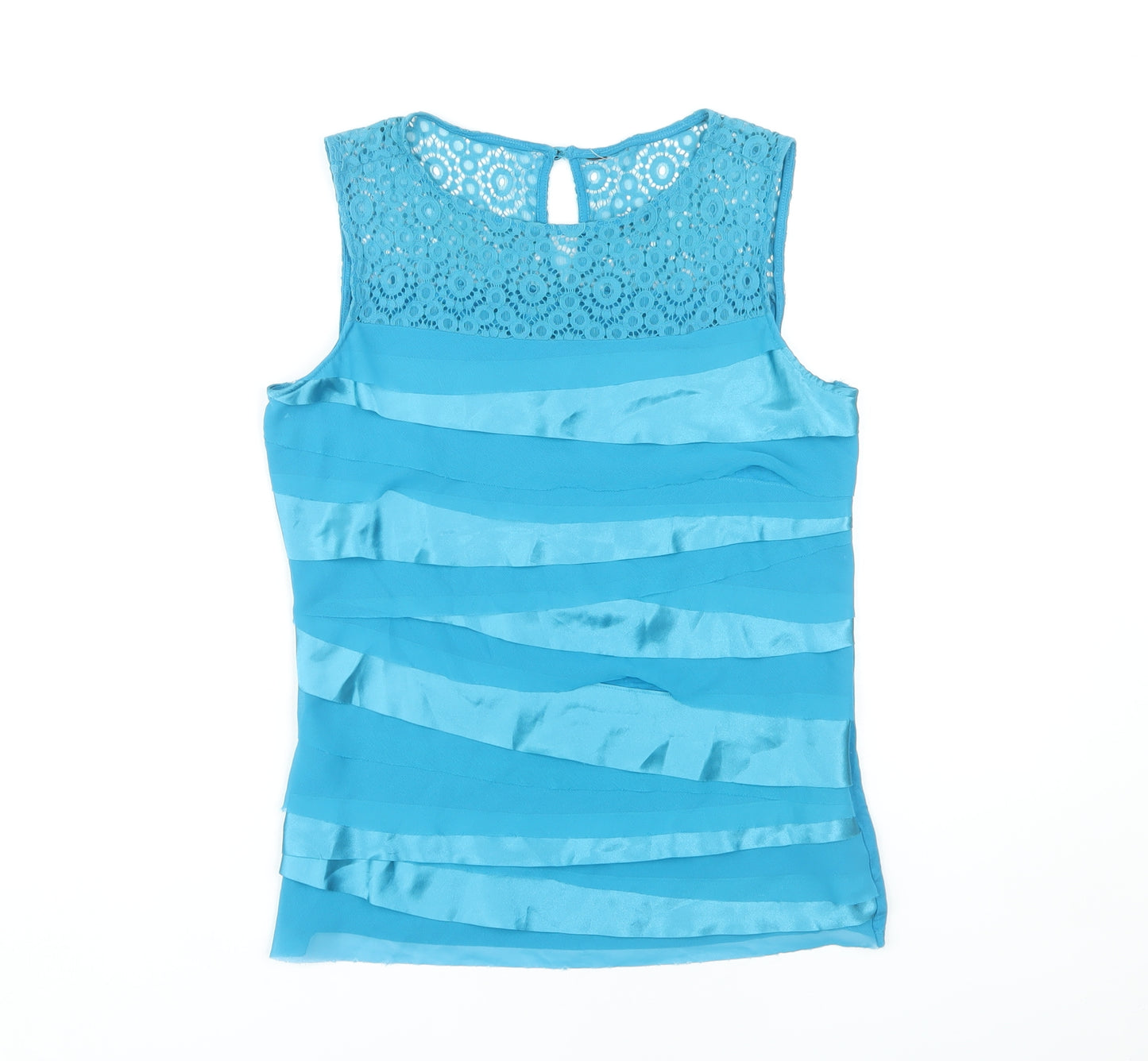 Debenhams Women's Blue Petite Blouse, Size 10