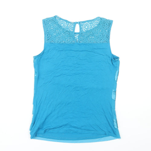 Debenhams Women's Blue Petite Blouse, Size 10