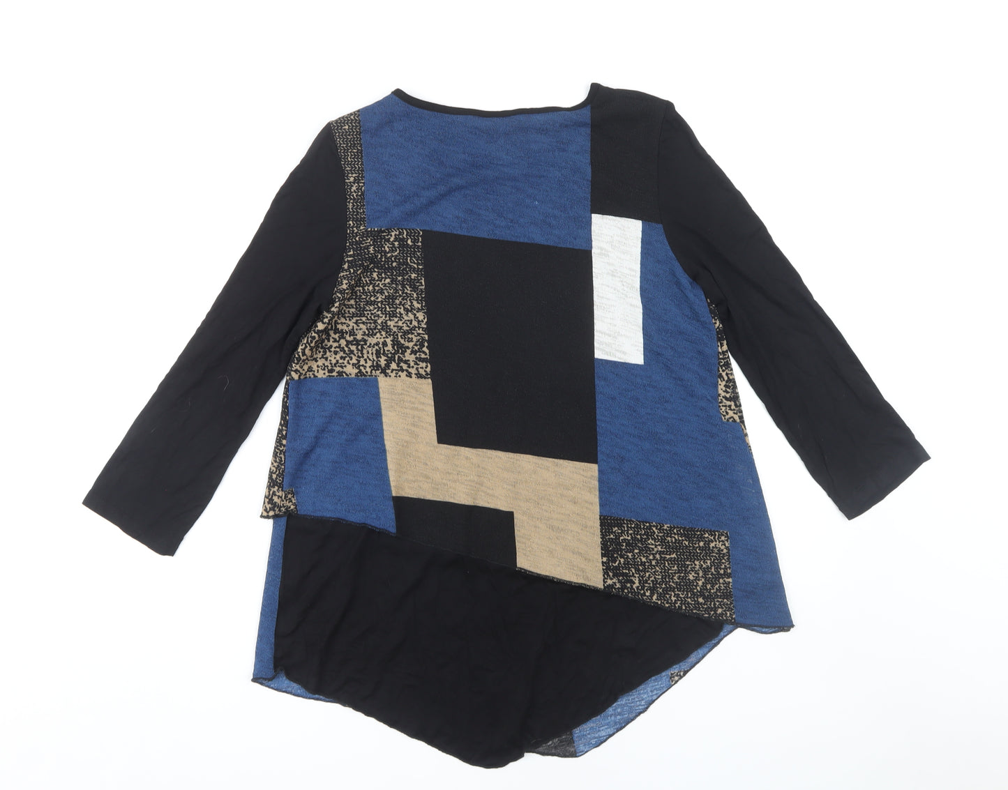 Roman Multicoloured Geometric Tunic for Women - Size 10