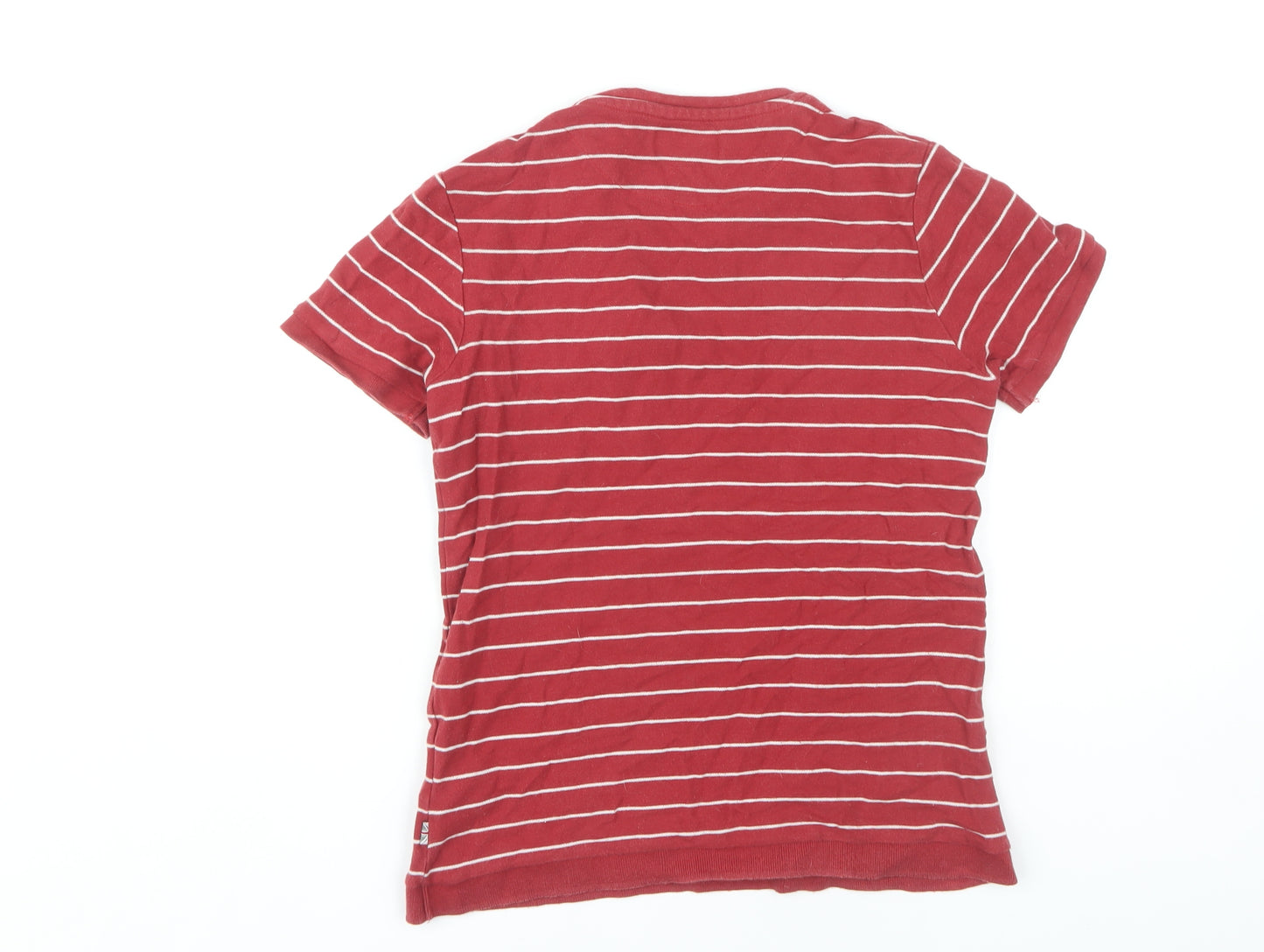 Ben Sherman Boys Red Striped T-Shirt, Size 14-15 Years