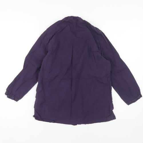 Dash Women's Purple Long Sleeve Blouse - Size 10