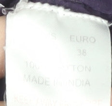 Dash Women's Purple Long Sleeve Blouse - Size 10