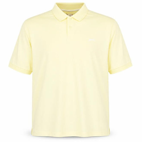 Slazenger Men's Yellow 2XL Polo Shirt - Summer Casual Wear