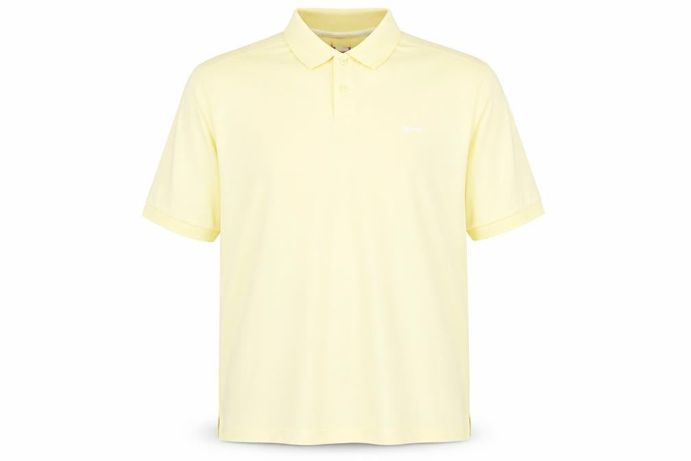 Slazenger Men's Yellow 2XL Polo Shirt - Summer Casual Wear