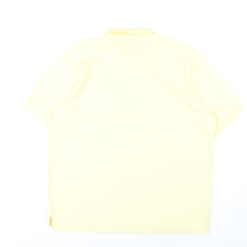 Slazenger Men's Yellow 2XL Polo Shirt - Summer Casual Wear