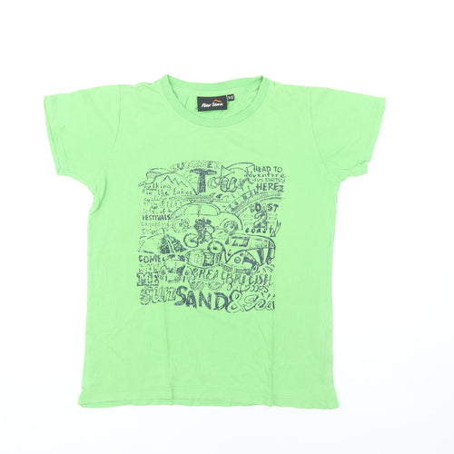 Peter Storm Boys Green Graphic Print T-Shirt, 11-12 Years