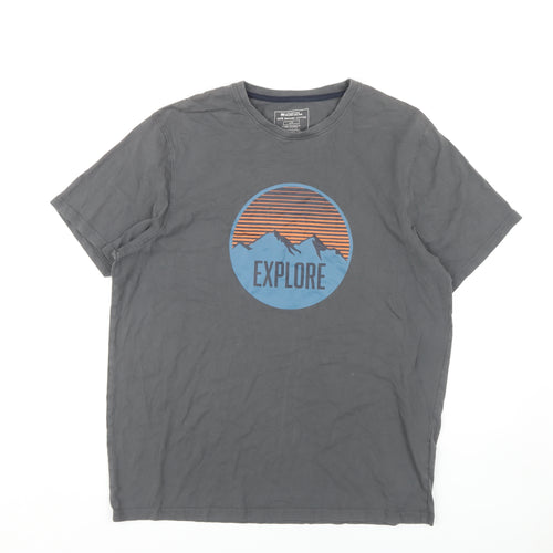 Mountain Warehouse Men's Grey Outdoor T-Shirt L