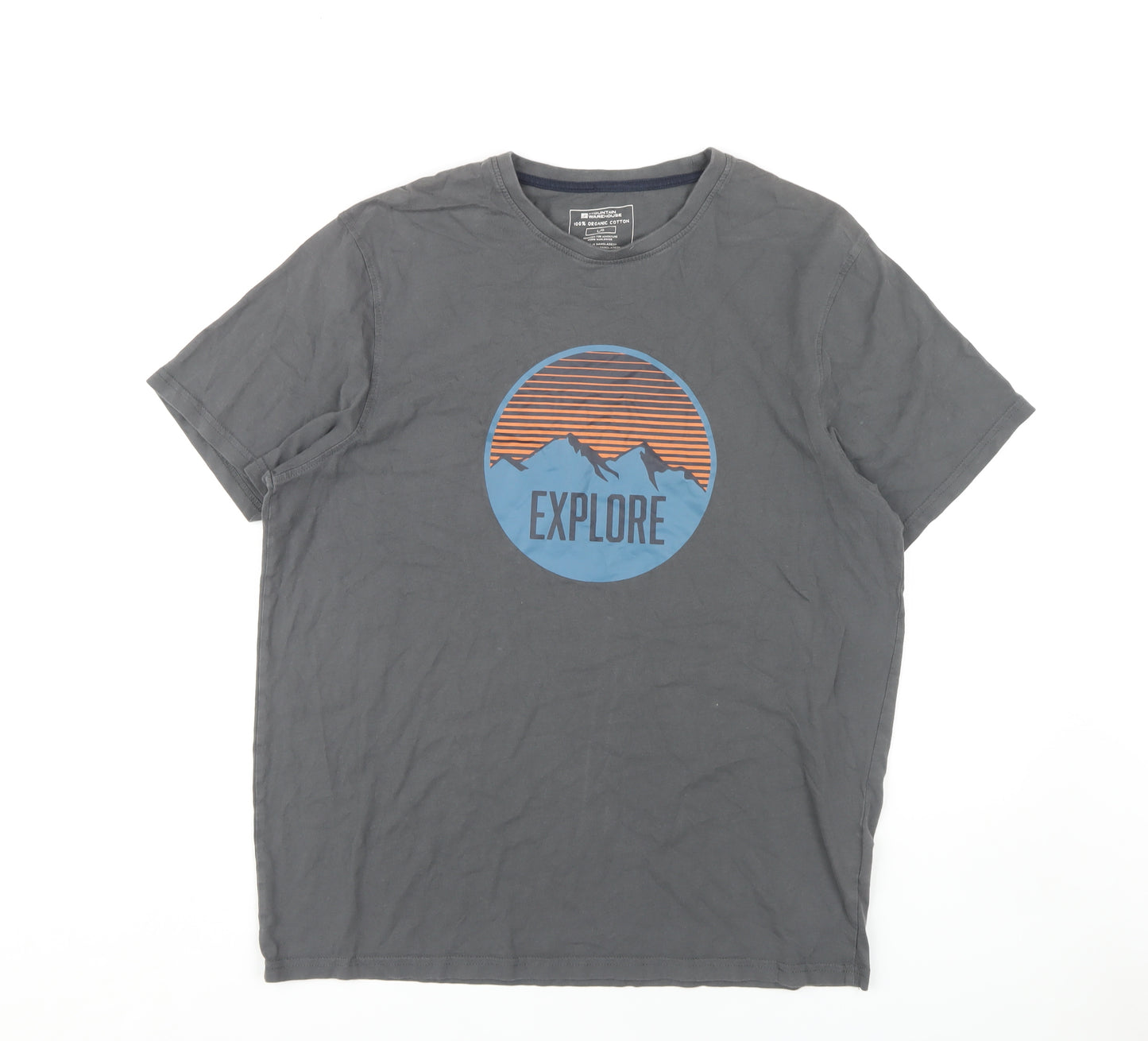 Mountain Warehouse Men's Grey Outdoor T-Shirt L