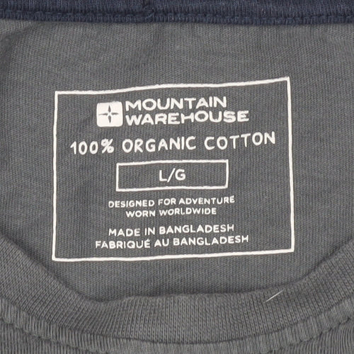Mountain Warehouse Men's Grey Outdoor T-Shirt L