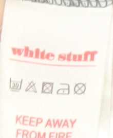 White Stuff Women's Grey Floral Dress UK 16