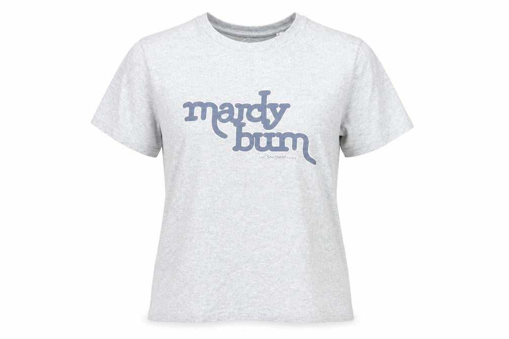 Front view of The Sheffield Guide Grey unisex t-shirt xs
