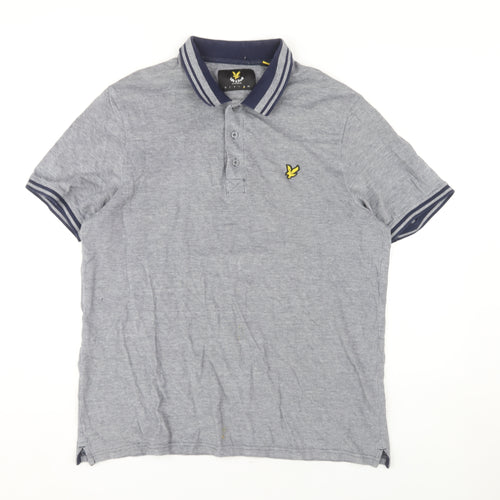 Lyle & Scott Men's Grey XL Polo Shirt