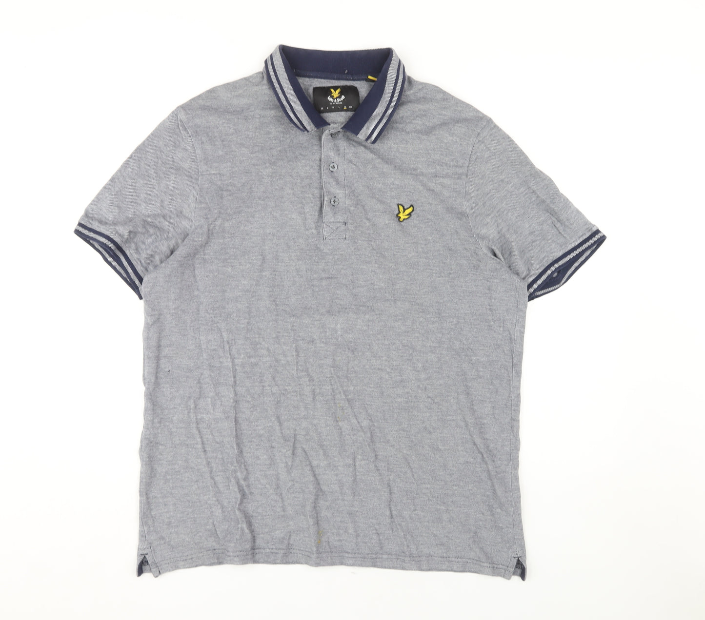 Lyle & Scott Men's Grey XL Polo Shirt