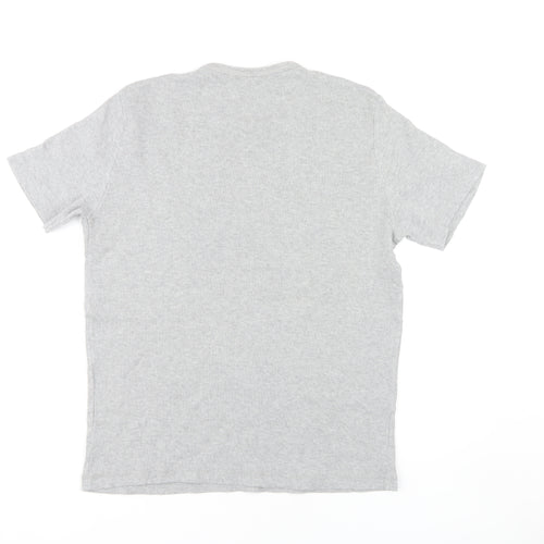 Lee Cooper Unisex Grey M Regular Fit T-Shirt