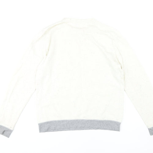 ASOS Men's White Medium Pullover Sweatshirt