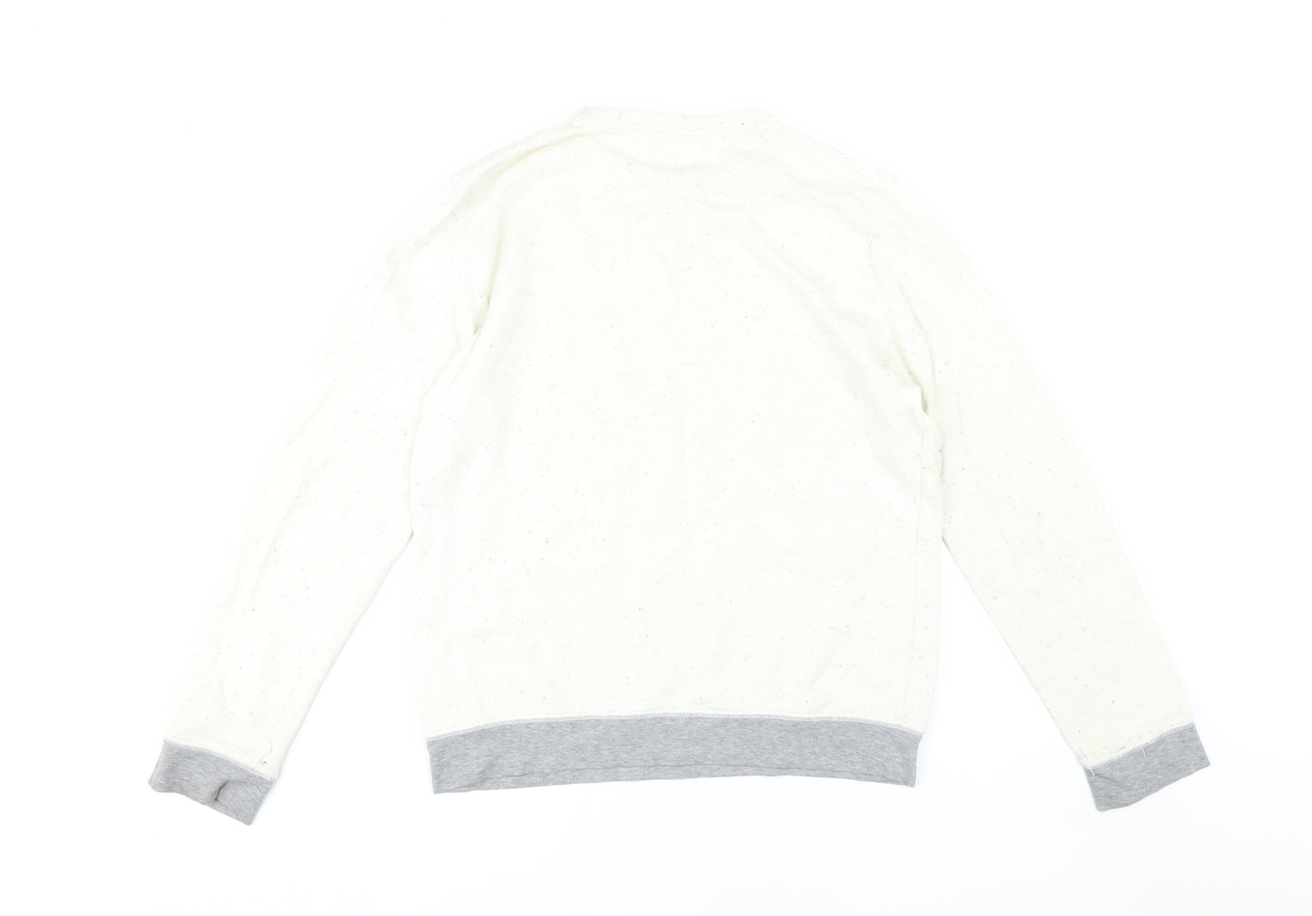 ASOS Men's White Medium Pullover Sweatshirt