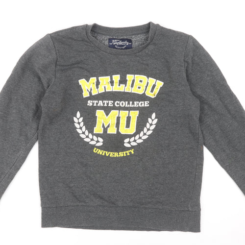 Tokyo Laundry Girls Grey Printed Sweatshirt 12-13 Years