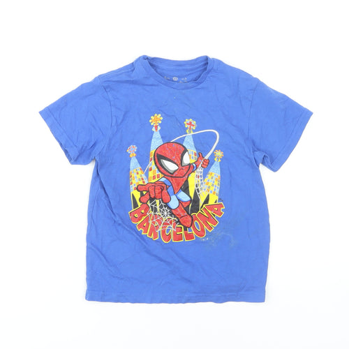 Originals by PM Boys Blue Spider-Man T-Shirt 5-6 Years Pullover