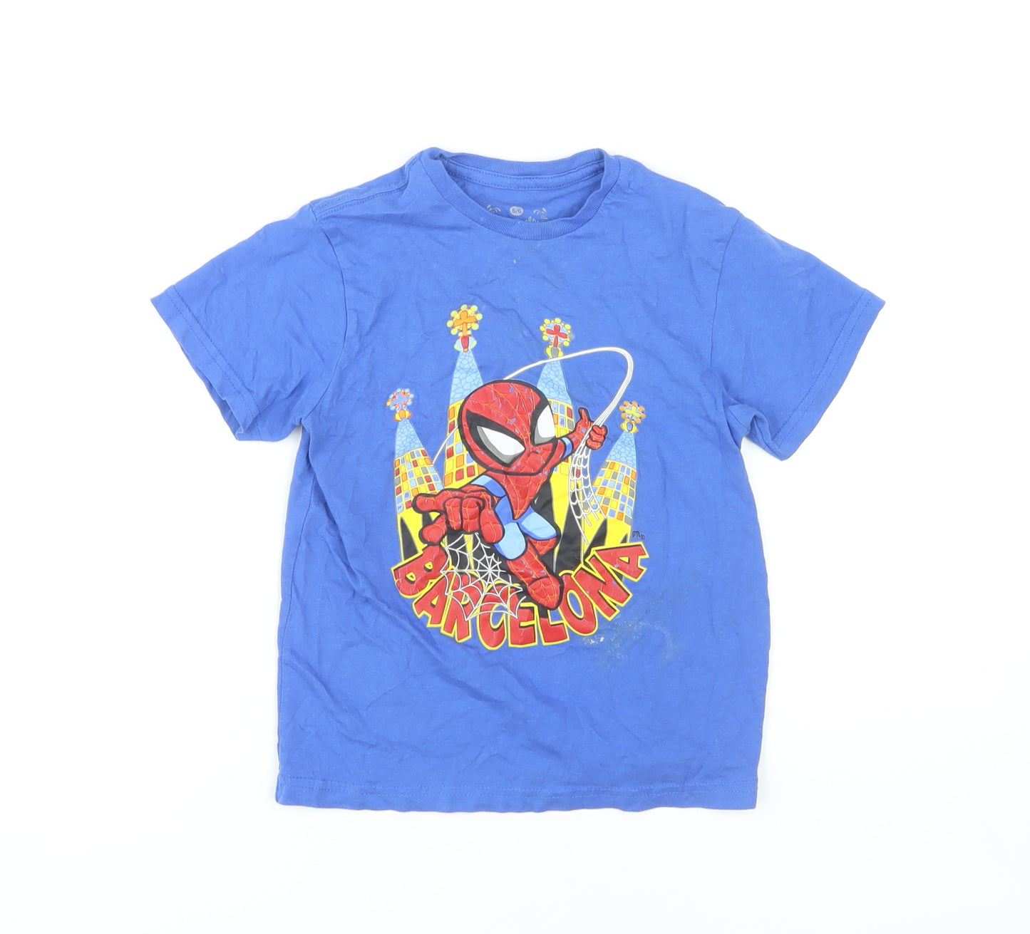 Originals by PM Boys Blue Spider-Man T-Shirt 5-6 Years Pullover