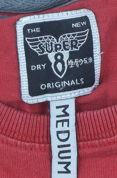 Superdry Men's Red Graphic T-Shirt Medium