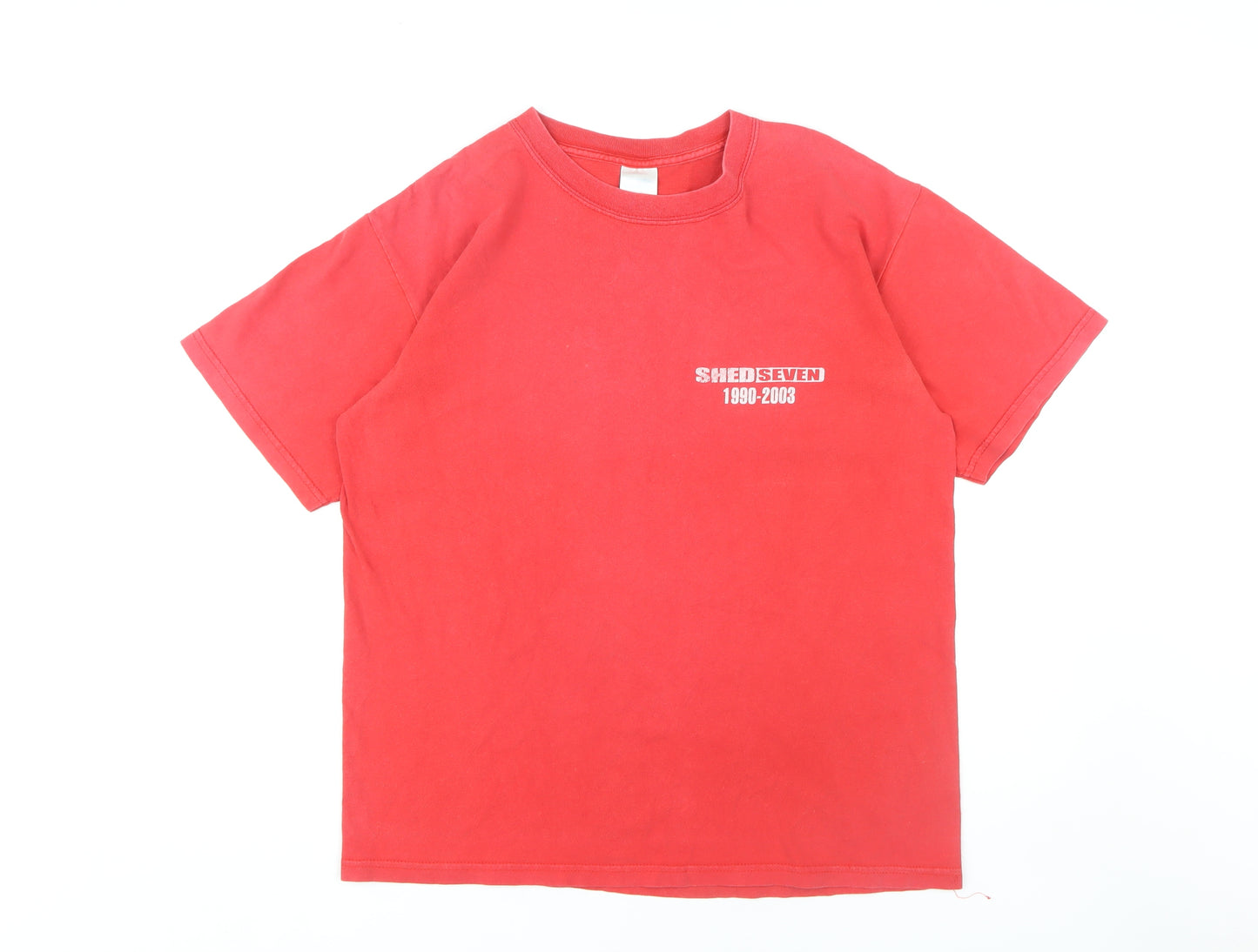Vintage Red Shed Seven Men's T-Shirt, 1990s, Large