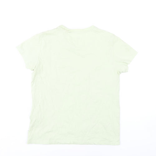 Levi's Women's Green Basic T-Shirt, Size S, Crew Neck