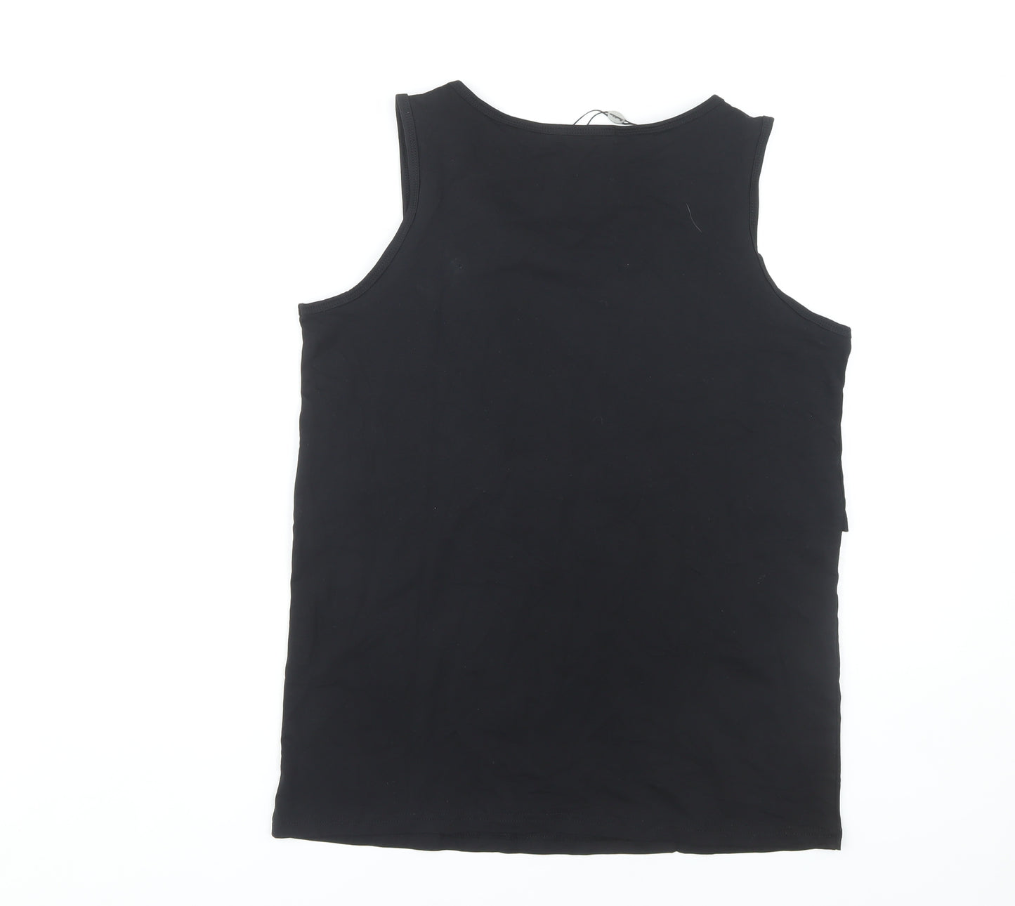 Smallshow Women's Black M Tank Top Sleeveless
