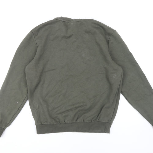 Puma Men's Green Pullover Sweatshirt M