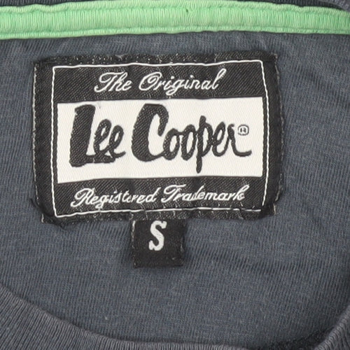 Lee Cooper Men's Blue Graphic T-Shirt, Size S