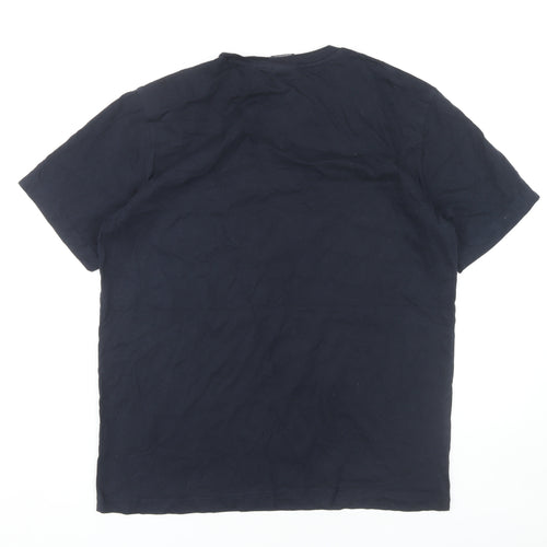 Champion Men's Black Crew Neck T-Shirt L