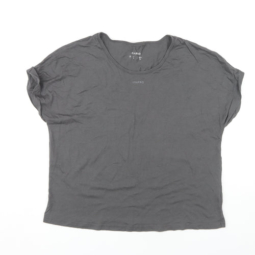 USAPRO Women's Grey T-Shirt Size 14 Round Neck
