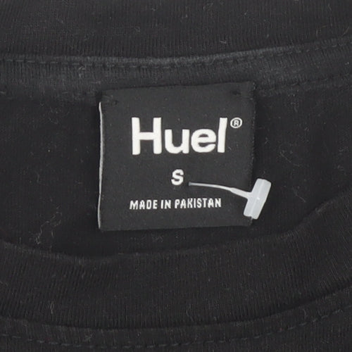 Huel Unisex Black Basic T-Shirt S - Casual & Comfortable