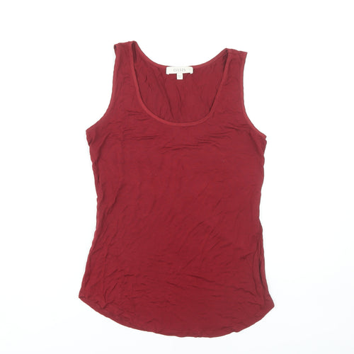 Oasis Women's Red Scoop Neck Tank Top, Size S