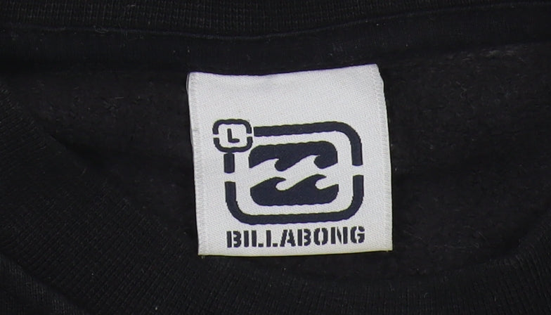 Billabong Men's Black Pullover Sweatshirt L