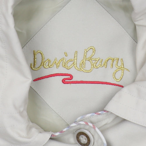 David Barry Women's Beige Button-Up Casual Jacket Size 10