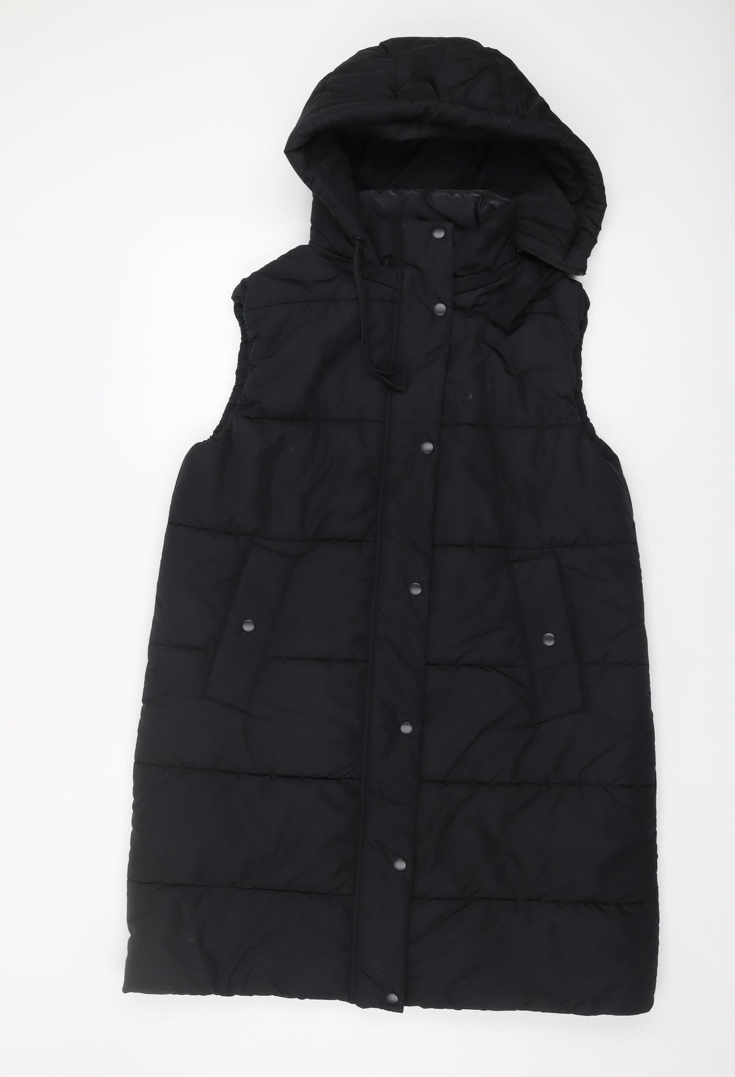 Marks and Spencer Women's Black Puffer Waistcoat Size 14