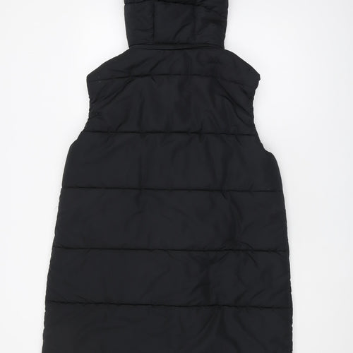 Marks and Spencer Women's Black Puffer Waistcoat Size 14